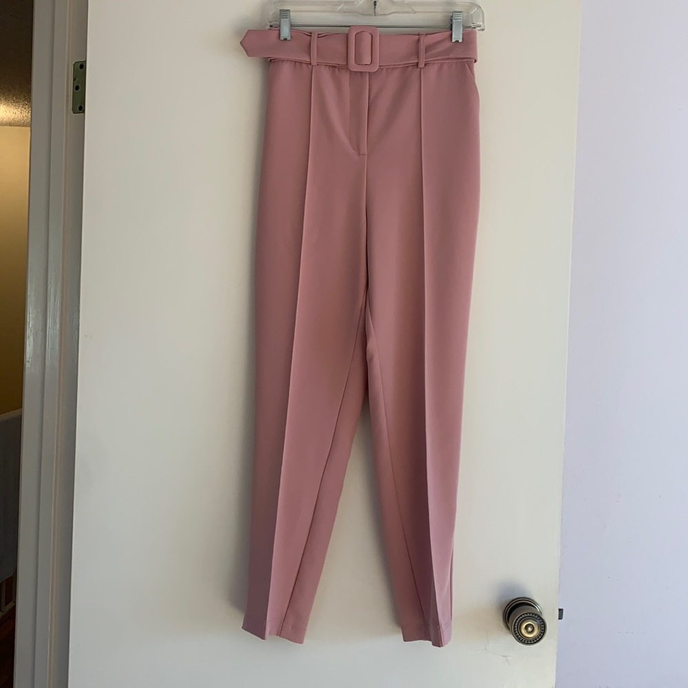 ASOS Pink Belted Slacks